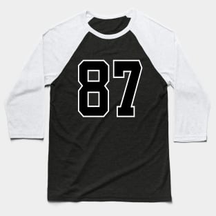 Number 87 Baseball T-Shirt